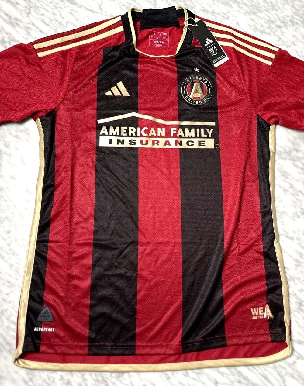 Adidas Atlanta United FC 2023/24 Authentic Home Soccer Jersey IC3001 Men Large